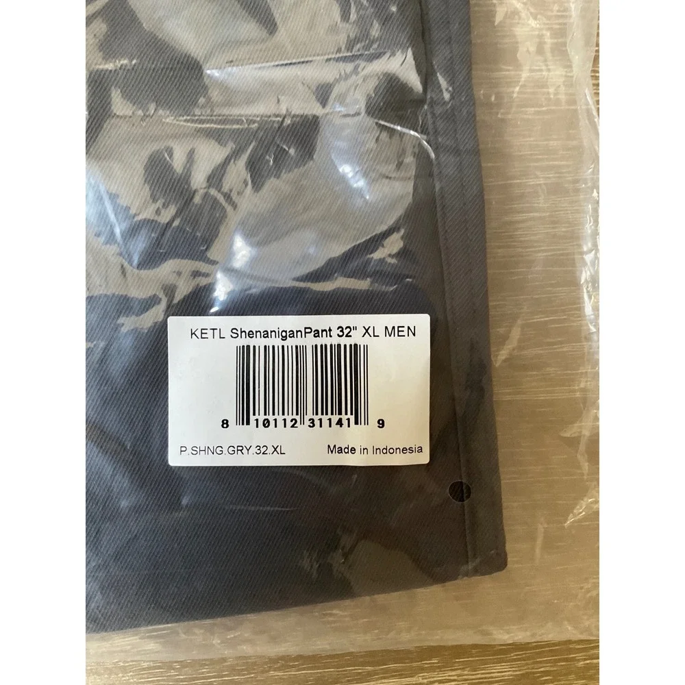 KETL Shenanigan Pant Grey Size XL New With Tags